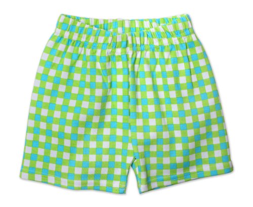 Zutano Unisex-Baby Infant Fair And Square Short, Lime, 24 Months