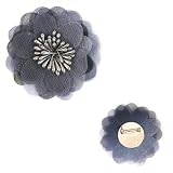 SG Paris Brooch Grey Pearl Gri Fonce/Hematite Brooch Brooch Plastic The Essential Women Pearl Addict The Essential Flowers