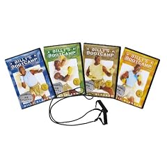 【エクサボディ正規品】 ビリーズブートキャンプ DVD4枚組 日本語字幕版 ビリーバンド付 7日間プログラム BTC-EAM