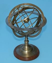 Extra Large Brass Demonstrational Armillary Sphere
