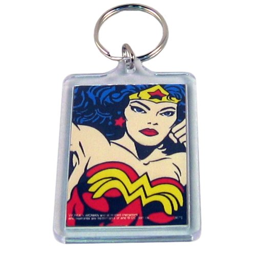Wonder Woman Mirror Keychain (Closeup)