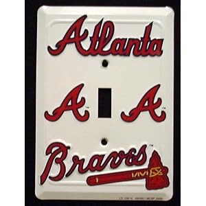 Atlanta Braves Light Switch Cover Single by Tromic Gifts