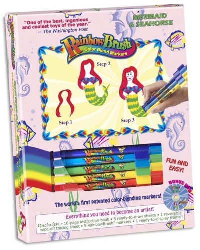 Childrens Toyshop  Toys : Rainbow Brush Mermaind & Seahorse Activity Kit