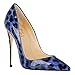FSJ Women Leopard Print Shoes Heels Pointy Toe Sky High Pumps Size 4-15 US