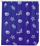 Kitchen & Housewares : Wenko Shower Curtain 180x200 Seaside, Textile