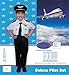 Dress Up America Pilot Costume for Kids - Airline Captain Uniform - Career Day Dress Up for Children