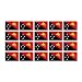 Glossy vinyl sticker pack: FLAG PAPUA NEW GUINEA INDEPENDENT STATE COUNTRY (20 stickers, 4.5x3cm / 1.8x1.2in)
