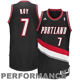 NBA adidas Brandon Roy Portland Trail Blazers Youth Revolution 30 Performance Jersey - Black (Large)