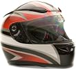 Snell Rated Full Face Motorcycle Helmet DOT, Medium