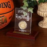 NBA Dallas Mavericks 2011 NBA Champions Etched Acrylic Stand with 24kt Gold Champions Coin ()