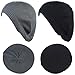 BYOS Chic French Style Lightweight Soft Slouchy Knit Beret Beanie Hat in Solid
