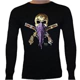 Skull with Guns and Bandana Alchemy Thermal Shirt