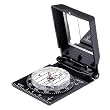 Brunton 27 LU Compact Pin-On Mirrored Compass With Luminous Points & Sun Watch