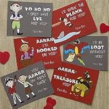 Personalized Valentine's Day Cards for Boys - Pirates