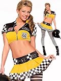 Fantasy Lingerie Costumes Sexy Racer Small/Medium