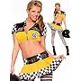 Sexy Racer - Women's Sexy Race Car Driver Halloween Costumes Uniforms