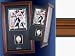 Wood Style Finish Single Baseball and 8 x 10 Vertical Photograph Cabinet Shadow Box
