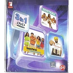 3 in 1 DVD - Yash Raj Films :- Bachna Ae Haseeno /Dostana / Rocket Singh: Salesman of the Year