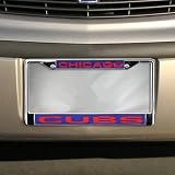Chicago Cubs Chrome License Plate Frame