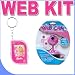 All Pink Girl Gear VGA Webcam PLUS Barbie Digital Photo Keychain BigVALUEInc Pink Power Saver Bundle