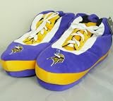 Minnesota Vikings NFL Wrapped Logo Plush Sneaker Slippers