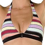 Volcom Ladies Swimwear Brit Invasion Stripe Halter