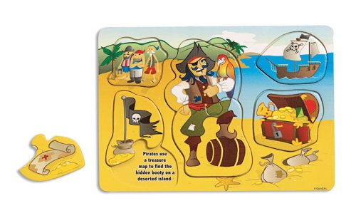 517oljUCftL Wood Educational Puzzle Pirates By Gund