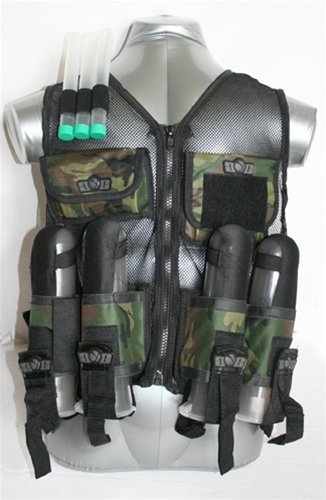 Gen X Global Lightweight Tactical Vest Paintball Harness - CAMO