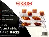from Apollo Set of 3 Stackable Cake Racks