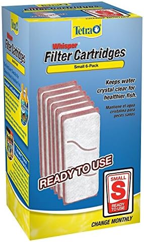 Aquarium Filter Cartridge (6-Pack), Small, New, Free Shipping