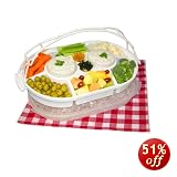 Portable Chips Salsa Vegetable Fruit Serving Tray - - Home and Garden ></a></td></tr>
<tr><td><h1><a rel=