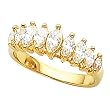 18K Yellow Gold Diamond Wedding/Anniversary Band - 0.90 Ct.