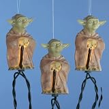 Set of 10 Star Wars Original Trilogy Yoda Novelty Christmas Lights