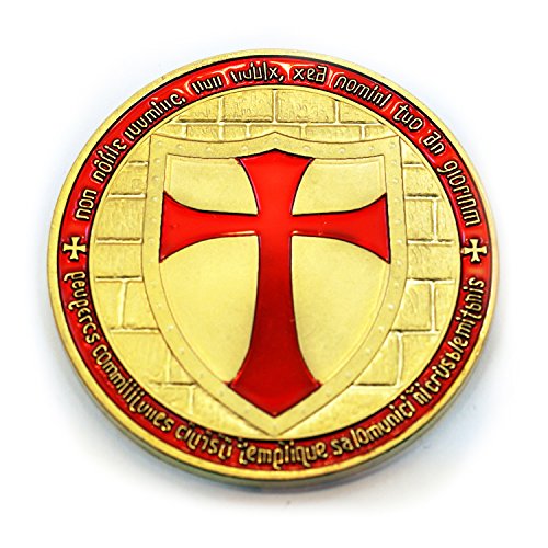 Commemorative Knights Templar Cross Masonic Mason Gold Coin - The Masonic Exchange