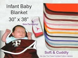 Infant Collegiate Baby Blanket - 30x38"