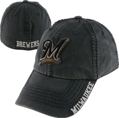 MLB Men's Milwaukee Brewers Winthrop Clean Up (Navy, Large)