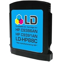 HP 88 XL Cyan Remanufactured C9391AN Inkjet Cartridge by LD Products