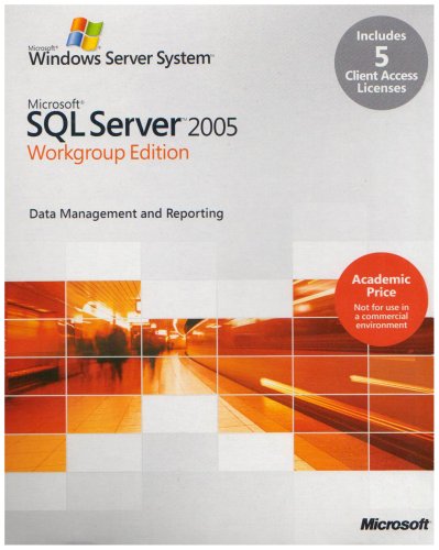 SQL Server Workgroup Edition 2005 Win32 English AE CD/DVD 5 Clt
