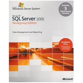 SQL Server Workgroup Edition 2005 Win32 English AE CD/DVD 5 Clt