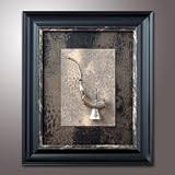 Bone Smoke Pipe Contemporary Shadowbox (Large)