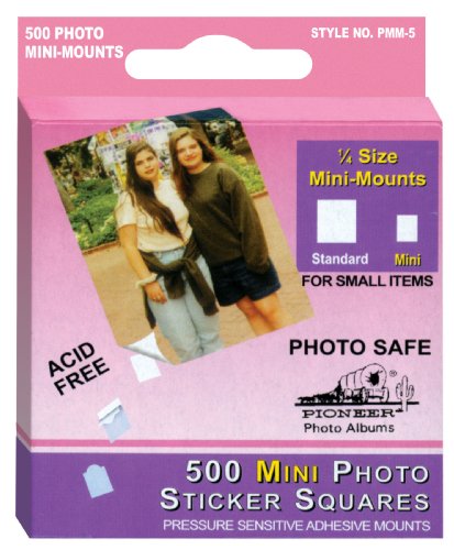 Pioneer 500 Count Self-Adhesive Mini Photo Mounts