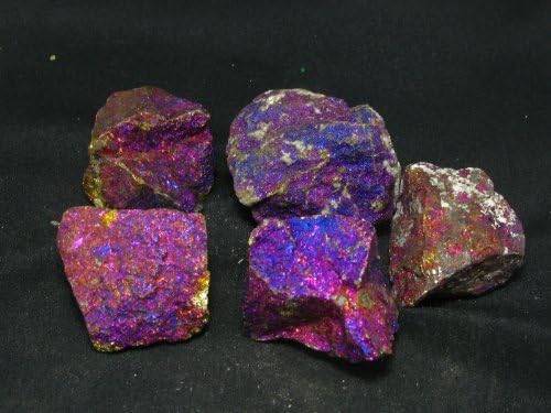 One (1) Chalcopyrite + Bornite Peacock Ore Piece From Mexico - 1.5"