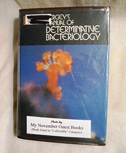 Bergey's Manual of Determinative Bacteriology. Eighth Edition