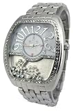 Geneva Elite Ice Out Watch with Floating Leaves