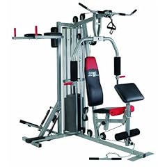Christopeit Sport Fitness Station Profi Center, Schwarz Silber, 179 x 151 x 197 cm