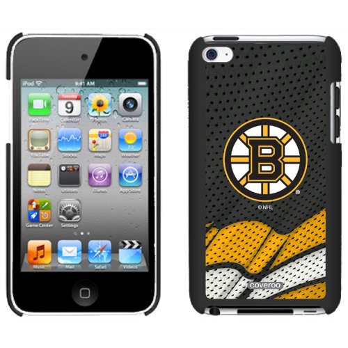 NHL Boston Bruins - Home Jersey design on iPod Touch 4G Snap-On Case by Coveroo