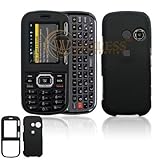 LG Rumor2 LX265 Cell Phone Black Rubber Feel Protective Case Faceplate Cove ....