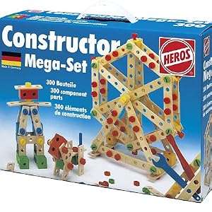 Hero's Constructor Wooden Mega Set 300 Pcs