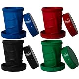 Reusable 12 oz Collapsible Camping / Travel Cups - 4 Pack