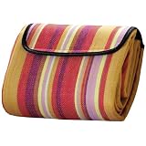 bocasa biederlackborbo 44871 Picknickdecke circa 130 x 170 cm 100 % Polyacryl Streifen rot / gelbvon "Biederlack"